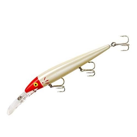 Cotton Cordell Deep Diving Red Fin, 5, 58 Oz, WhiteRed Head Floating CD928